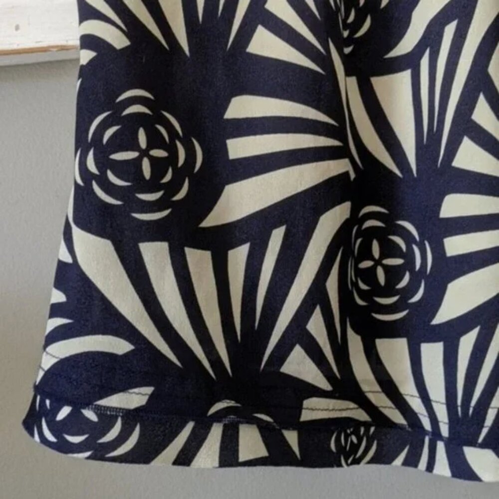 Anthropologie Corey Lynn Calter Noveau Rose geometric print skirt size large - Picture 4 of 7